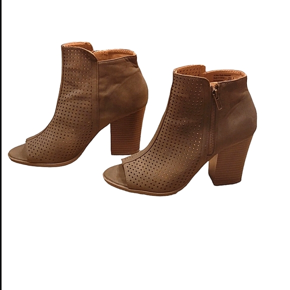 Olive Green Booties - Picture 2 of 8